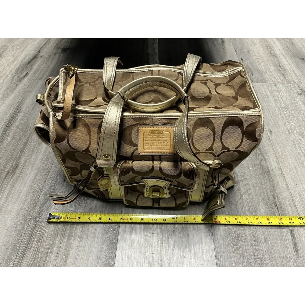 Coach Signature Dog Carrier Pet Carrier Bag Jacquard Monogram H0668-60094